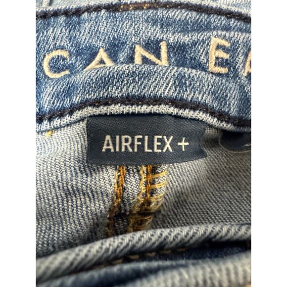 American Eagle AirFlex+ Slim Bootcut Jeans Men 33x30 Light Wash 5 pockets - Picture 6 of 8